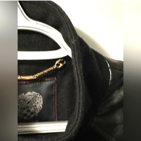 (S)🖤Vince Camuto🖤 Black🖤 Wool Military Style Coat Gold Hardware - Picture 8 of 11